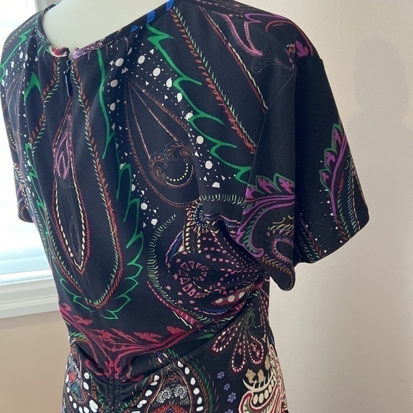 ROBERTO CAVALLI l Paisley Print Crewneck Dress - Picture 11 of 15